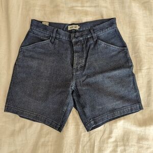 Taylor Stitch Camp Shorts in Blue Boss Duck